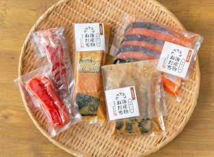 本造り銀鮭と漬け魚・魚卵セット